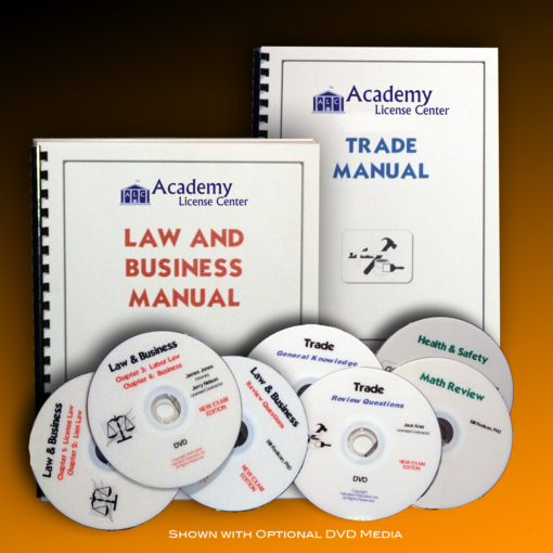 Law & Trade Manuals Shown with Optional DVDs